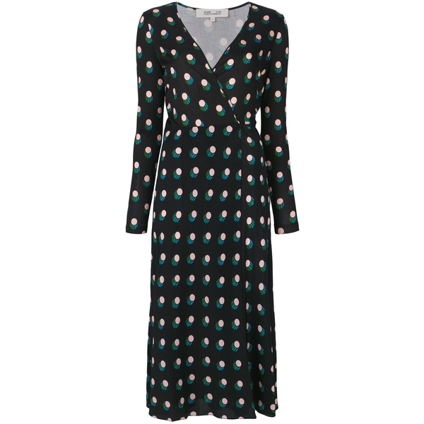 flare wrap dress Joseph Ribkoff Fit and Flare Wrap Dress Style 253235 Mocha / 12 main image 1