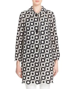 Kate Spade New York Cotton Guipure Lace Coat