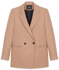 Maje Valaige Double-Breasted Jacket