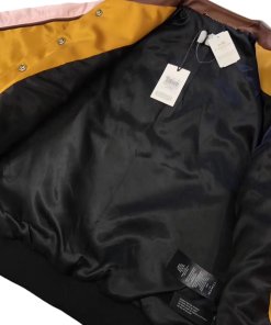 Coach 1941 Space Cruisers Leather Trim Bomber Jacket