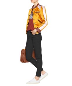 Coach 1941 Space Cruisers Leather Trim Bomber Jacket