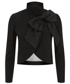 Alice + Olivia Addison Bow Detail Jacket