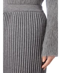 Max Mara Weekend Stella Pleated Knit Skirt
