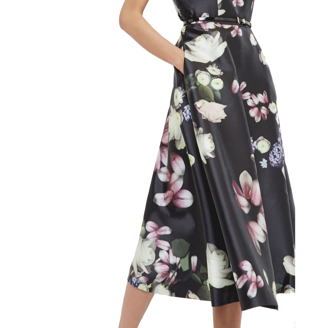 Ted Baker Rosa Kensington Floral Midi Dress  evaChic