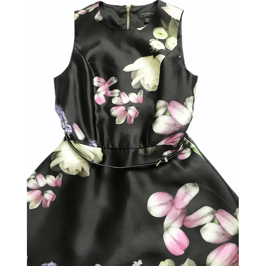 Ted Baker Rosa Kensington Floral Midi Dress – evaChic