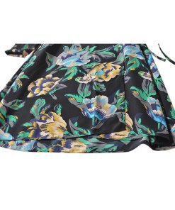 Diane von Furstenberg Benton Floral Long-Sleeve Wrap Dress