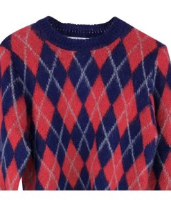 Sandro Jona Argyle Mohair-Blend Sweater