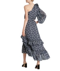 Ulla Johnson Maria Floral Tiered Ruffle Skirt