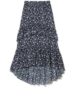 Ulla Johnson Maria Floral Tiered Ruffle Skirt