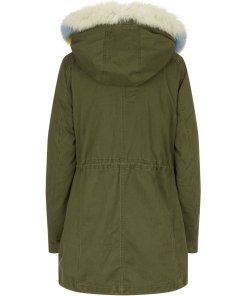 Maje Game Fur Trim Parka