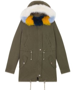 Maje Game Fur Trim Parka