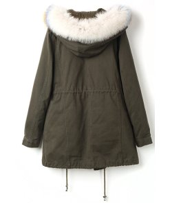 Maje Game Fur Trim Parka