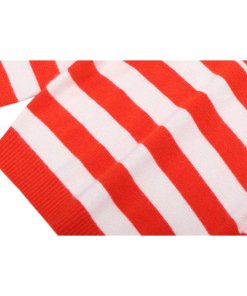 Diane von Furstenberg Striped Angora Baseball Sweater