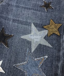 RED Valentino Star Patch Denim Overalls