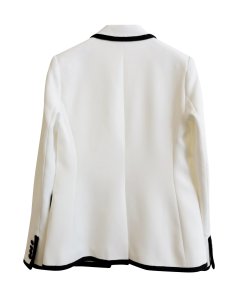 Veronica Beard Harriet Cutaway Contrast Jacket