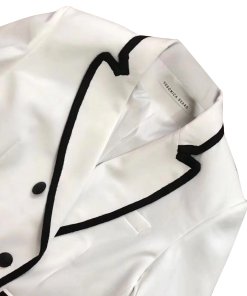 Veronica Beard Harriet Cutaway Contrast Jacket