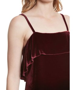 Alice + Olivia Bess Ombre Velvet Sleeveless Slip Dress