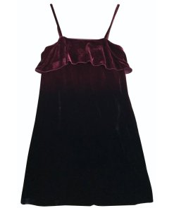 Alice + Olivia Bess Ombre Velvet Sleeveless Slip Dress