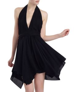 Alice + Olivia Brandy Halter Dress