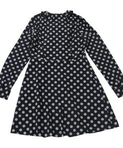 Alexis Corrinne Silk Polka Dot Dress
