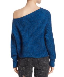 T by Alexander Wang Chunky One-Shoulder Sweater