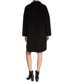 Maje Grima Oversize Zip-Pocket Coat