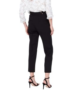 Sandro Studded Belt Cropped Pants