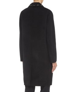 The Kooples Studded Wool Coat