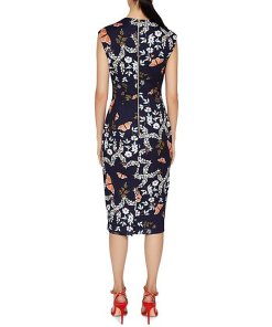 Ted Baker Kairra Kyoto Gardens Bow Neck Dress