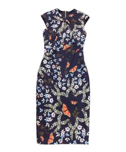 Ted Baker Kairra Kyoto Gardens Bow Neck Dress