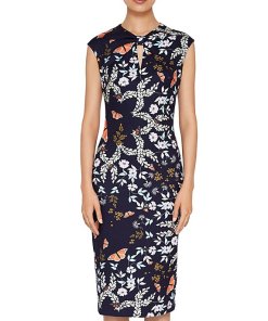 Ted Baker Kairra Kyoto Gardens Bow Neck Dress