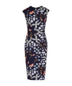 Ted Baker Kairra Kyoto Gardens Bow Neck Dress