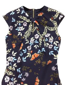 Ted Baker Kairra Kyoto Gardens Bow Neck Dress
