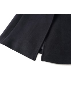 Miu Miu Embellished Badge Contrast Collar Coat