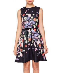 Ted Baker Izobela Kensington Floral Bow Detail Dress