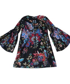 Alice + Olivia Thym Trumpet Sleeve Floral DressAlice + Olivia Thym Trumpet Sleeve Floral Dress