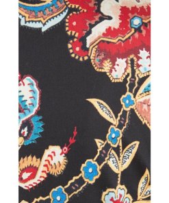 Alice + Olivia Thym Trumpet Sleeve Floral Dress