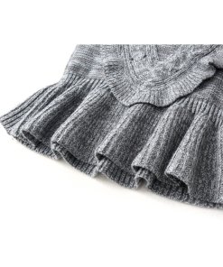 RED Valentino Ruffle Detail Peplum Sweater