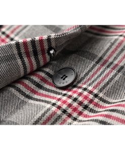 Sandro Lauryn Plaid Wool-Blend Blazer