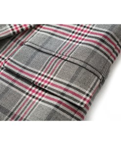 Sandro Lauryn Plaid Wool-Blend Blazer