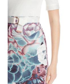 Ted Baker Illuminated Bloom Belted Sheath Dress