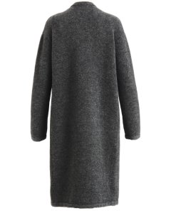 Theory Avalon Jinsen Open Front Yak Wool Cardigan