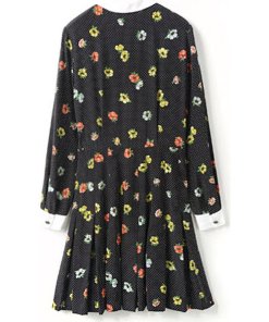 The Kooples Camellia Print Silk Shirtdress