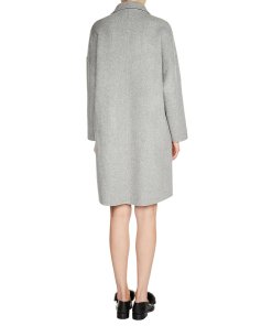 Maje Grima Oversize Zip-Pocket Coat