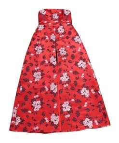 Alice + Olivia Jeri Strapless Floral-Print Overskirt Romper