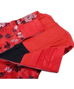 Alice + Olivia Jeri Strapless Floral-Print Overskirt Romper