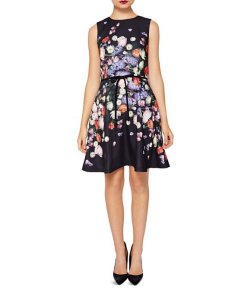 Ted Baker Izobela Kensington Floral Bow Detail Dress