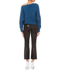 T by Alexander Wang Chunky One-Shoulder Sweater