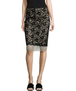 Marc Jacobs Lace Overlay Skirt
