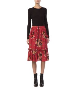 Coach 1941 Daisy Bouquet Ruffle Skirt